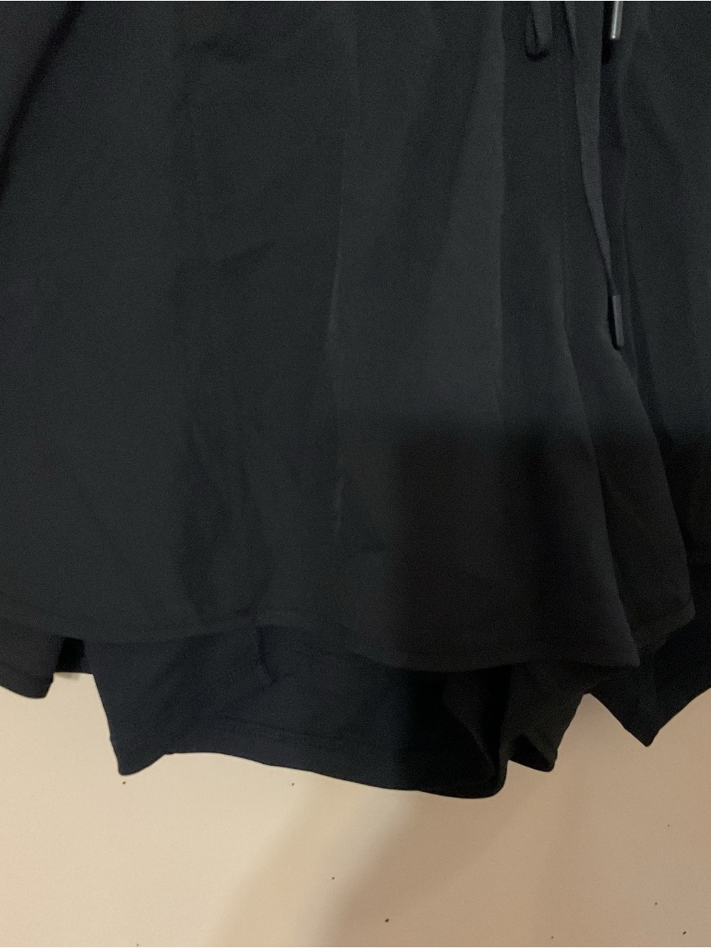 Yogalicious Black Double-Layer Athletic Shorts Size XL NWT - Picture 3 of 5